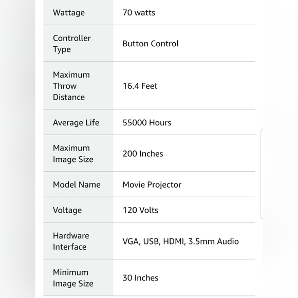 NEW Portable LCD Movie Projector - Picture 6 of 8